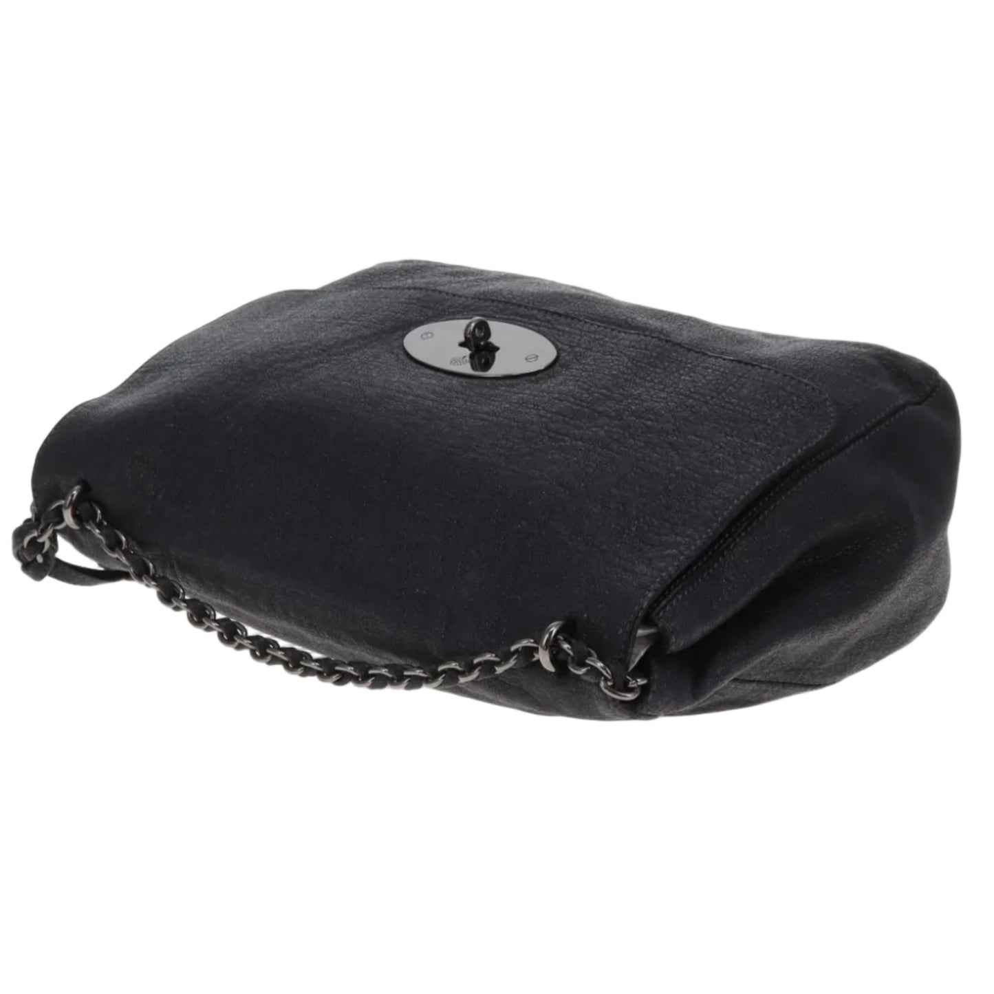 Mulberry Lily Oversized Black Sparkle Tweed Effect Leather GMHW