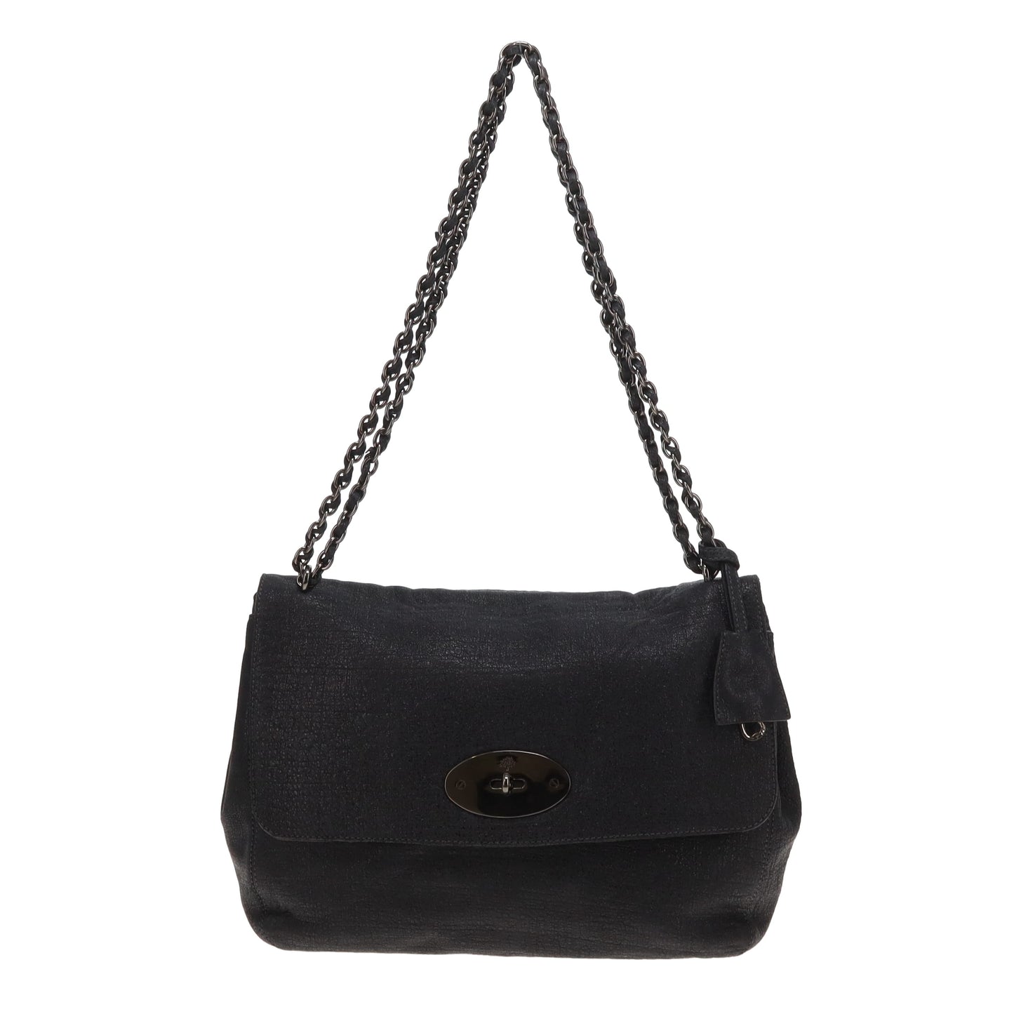 Mulberry Lily Oversized Black Sparkle Tweed Effect Leather GMHW
