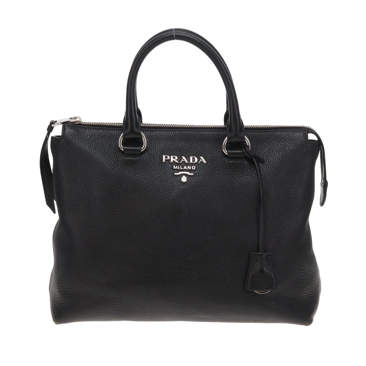 Prada 2 Way Bag Black SHW