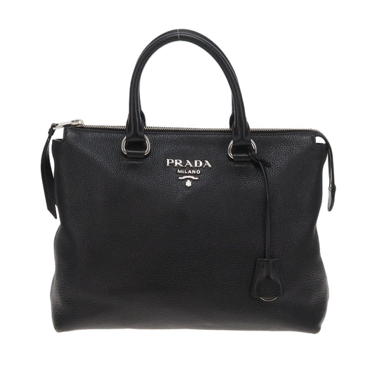 Prada 2 Way Bag Black SHW