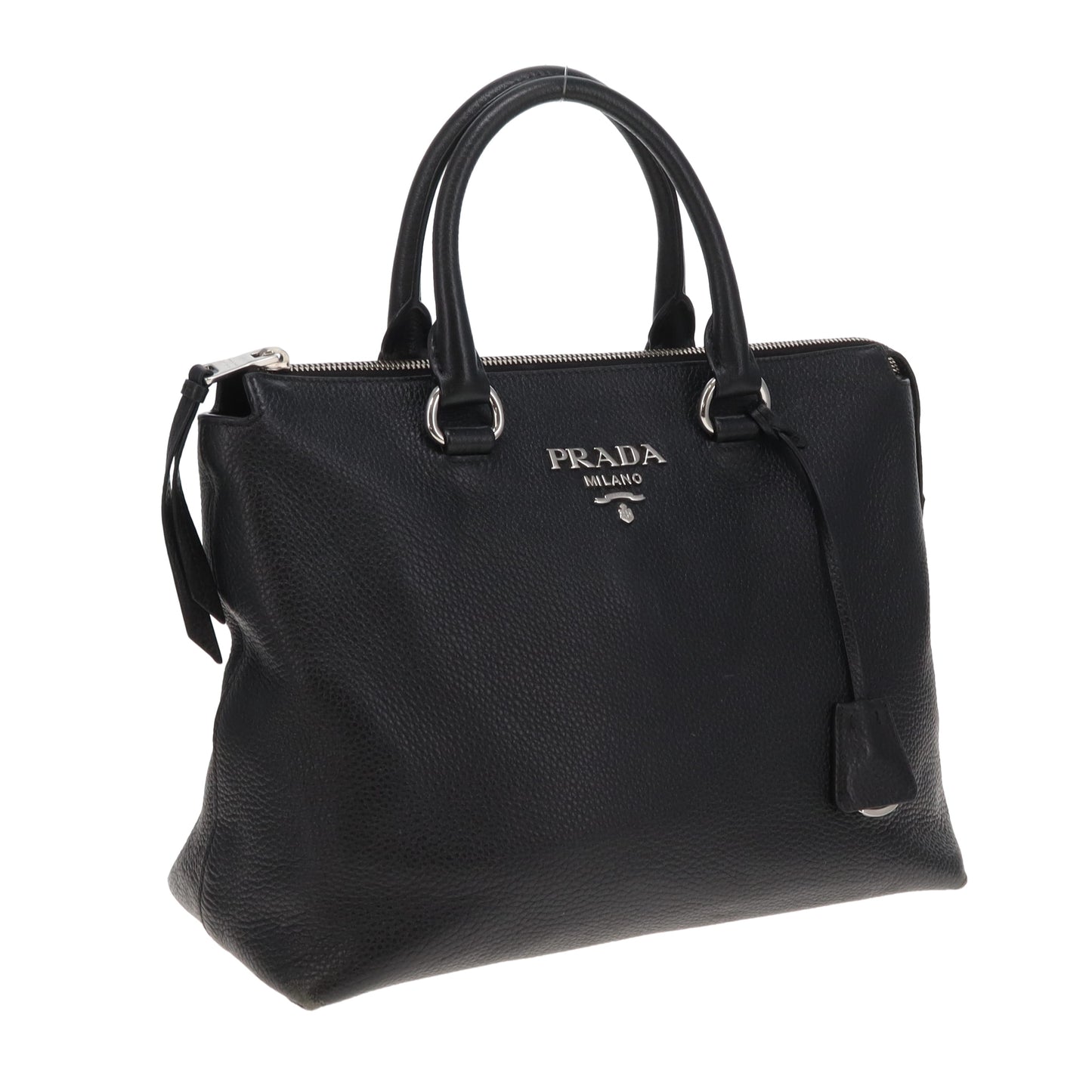 Prada 2 Way Bag Black SHW