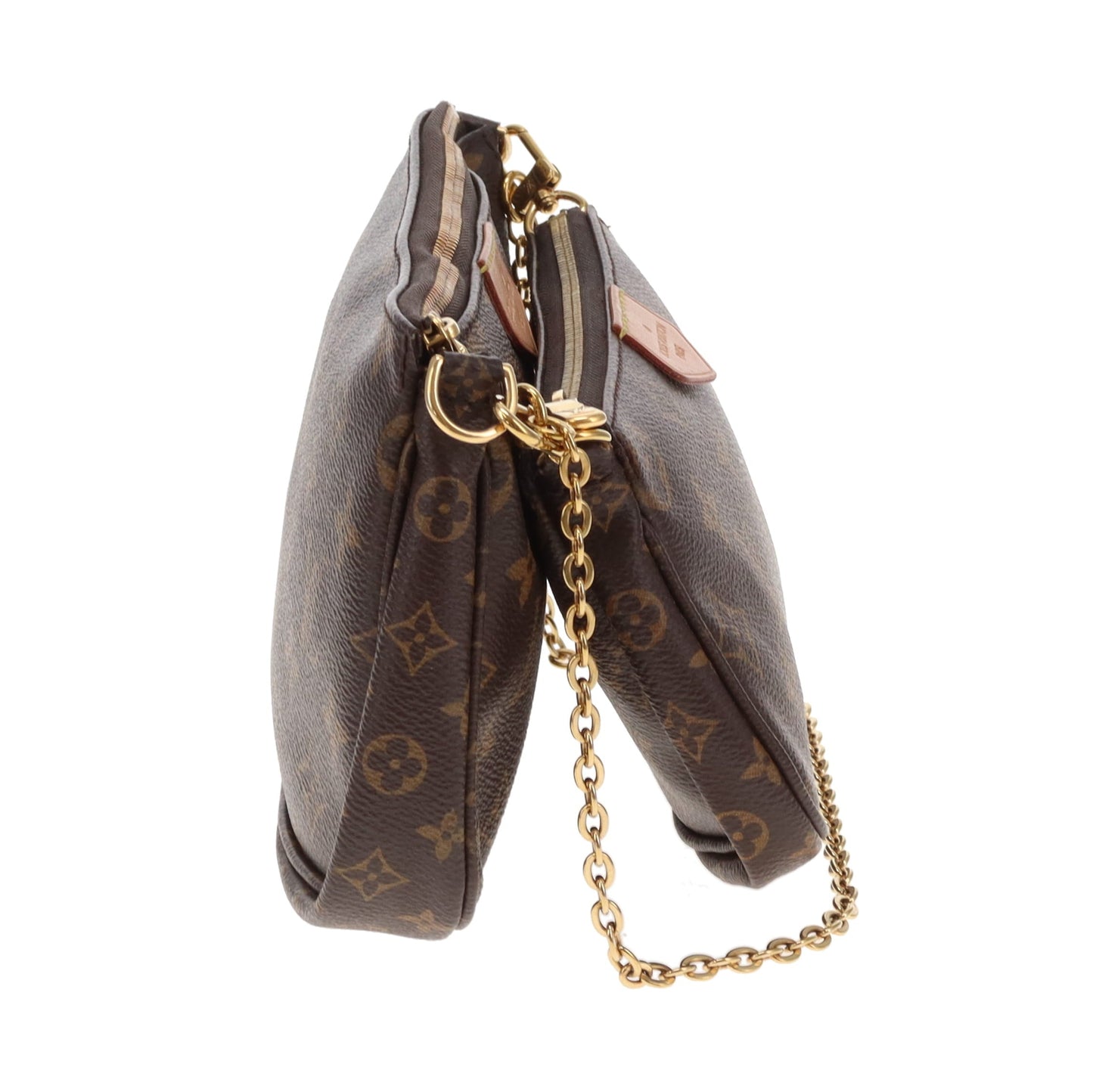 Louis Vuitto Multi-Pochette Monogram With Khaki Cotton Strap
