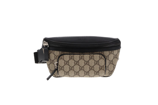 Gucci Waistbag Black and GG Supreme