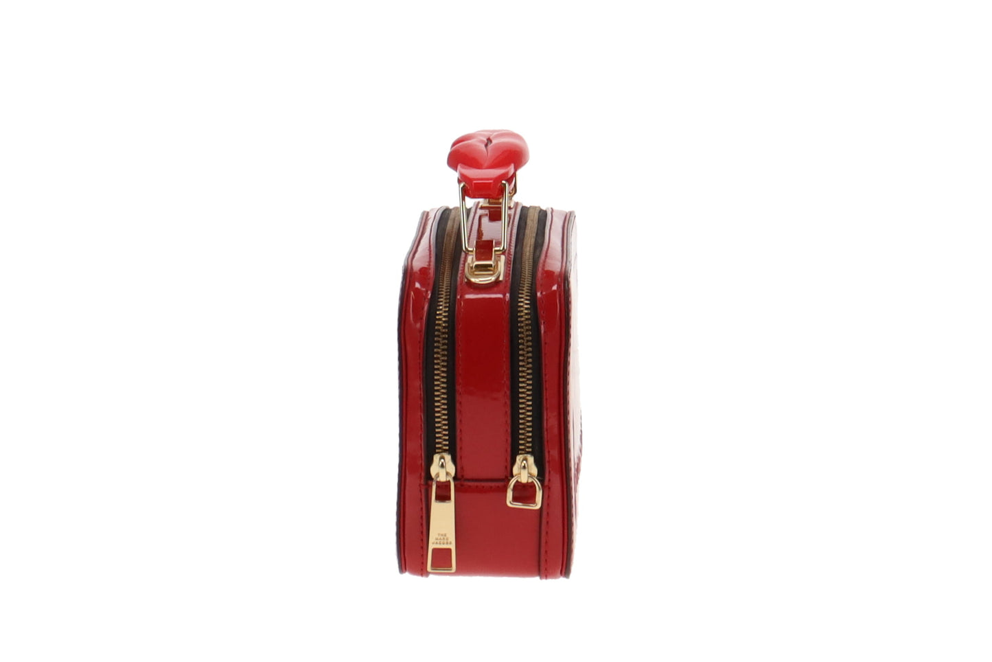 Marc Jacobs Red Patent The Box 20 Bag with Lips Handle
