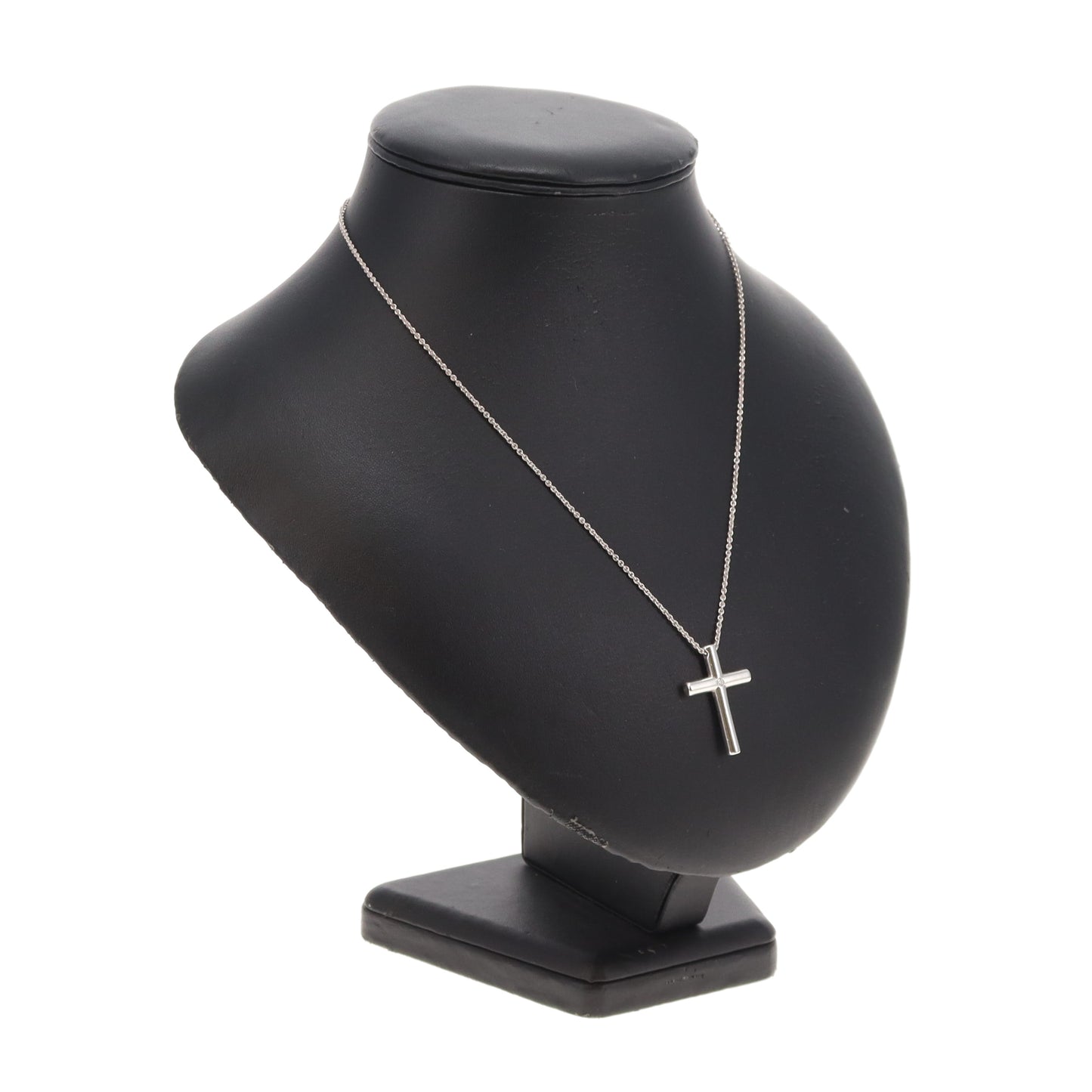 Tiffany & Co Cross Pendant On Chain By Elsa Peretti Sterling Silver