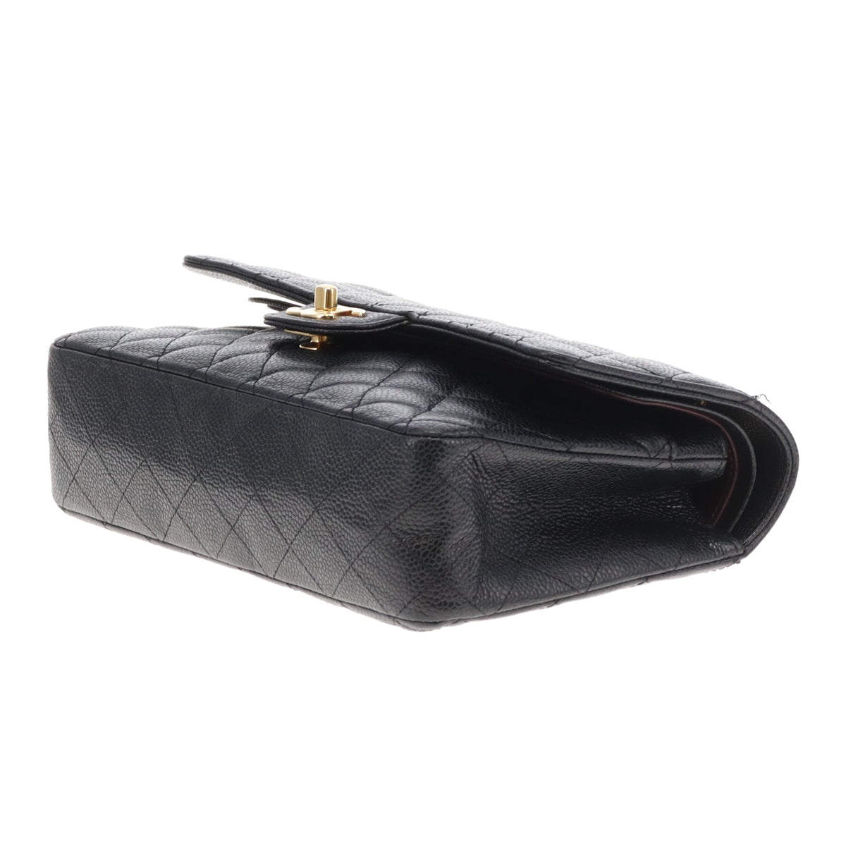 Chanel Classic Double Flap Medium Caviar Leather With Gold Hardware 2020