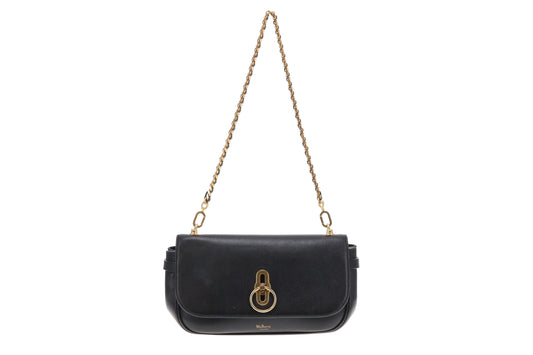 Mulberry East West Amberley Shoulder Bag Black GHW