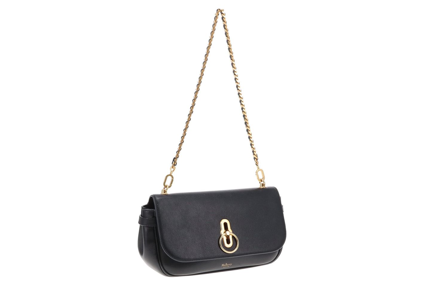 Mulberry East West Amberley Shoulder Bag Black GHW