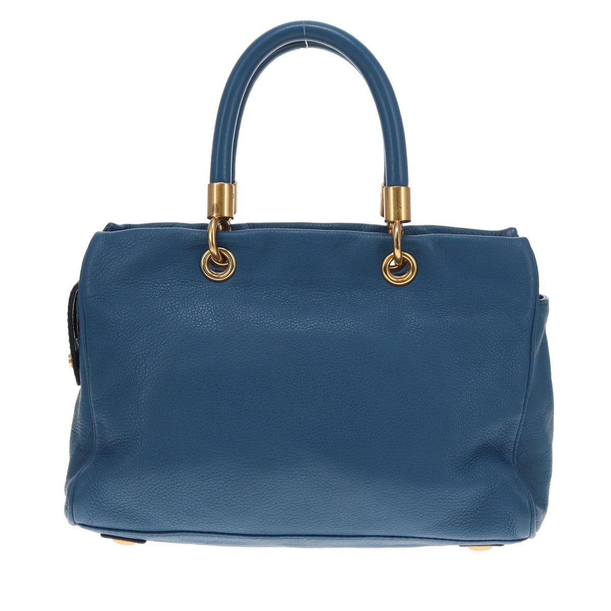 Marc Jacobs Too Hot To Handle Tote Bag Blue Leather