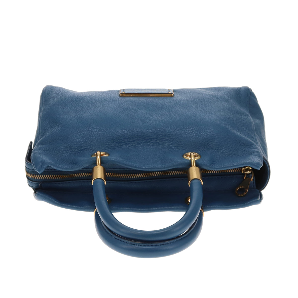 Marc Jacobs Too Hot To Handle Tote Bag Blue Leather