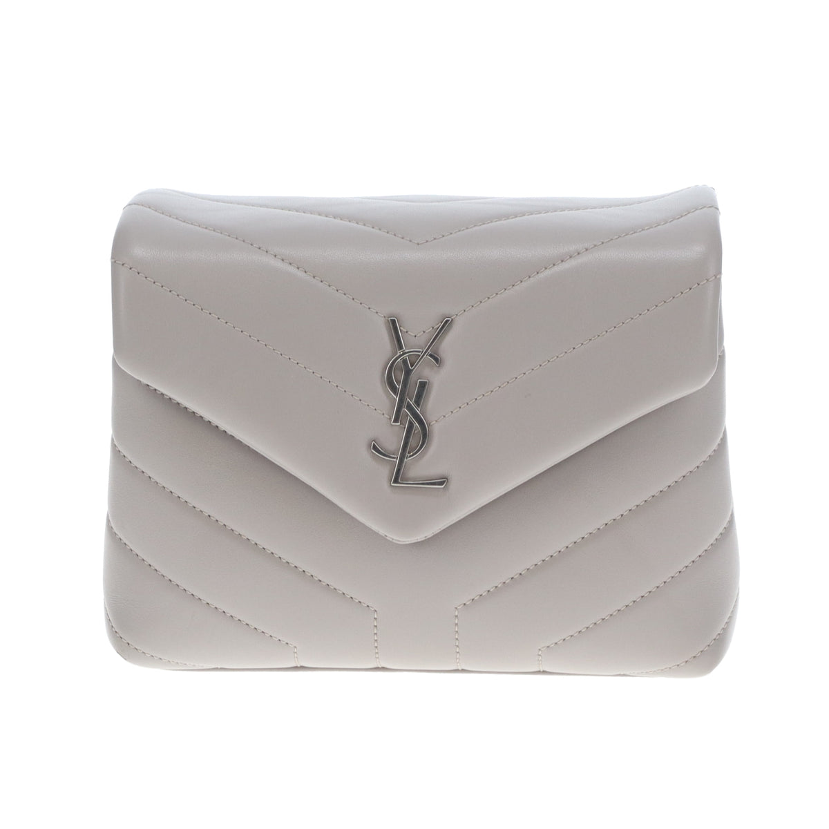 Saint Laurent Loulou Toy Grey SHW 2019