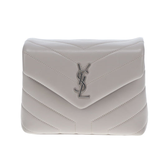 Saint Laurent Loulou Toy Grey SHW 2019