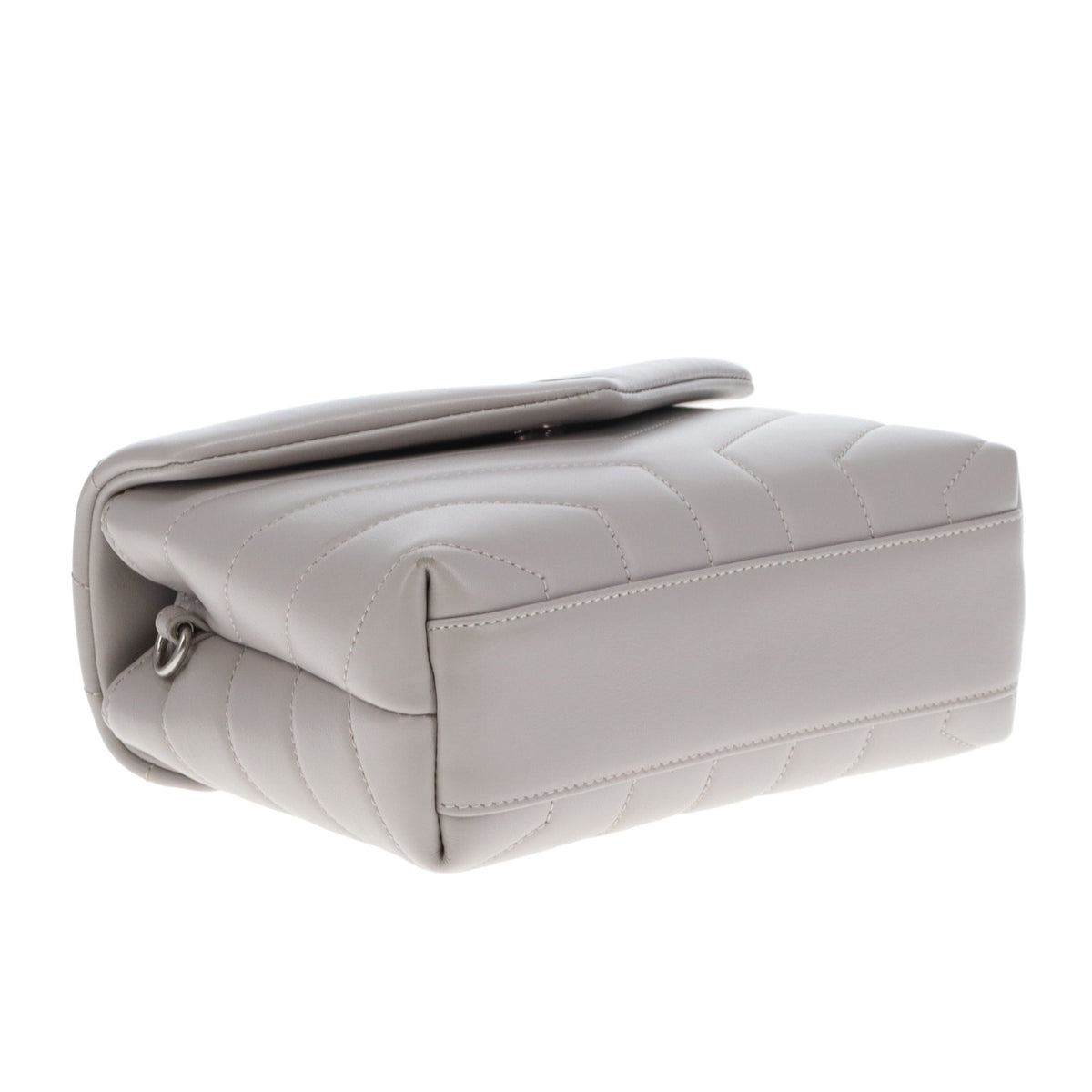 Saint Laurent Loulou Toy Grey SHW 2019