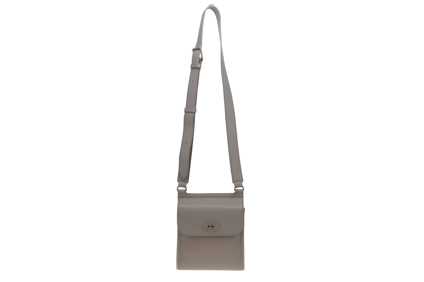 Mulberry Pale Grey Eco Scotchgrain Small Antony