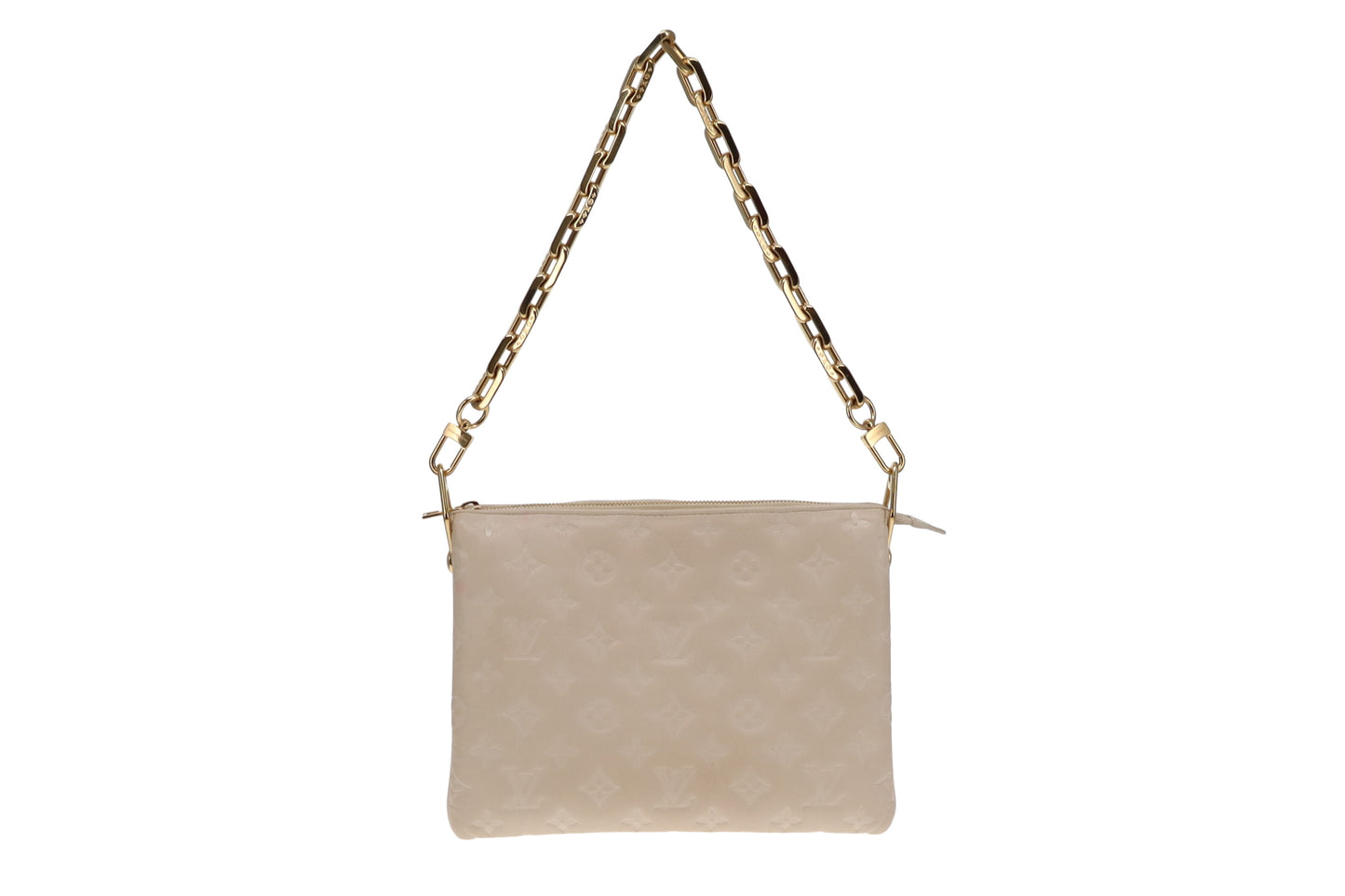 Louis Vuitton Crème Cushion Leather Coussin PM (NFID)