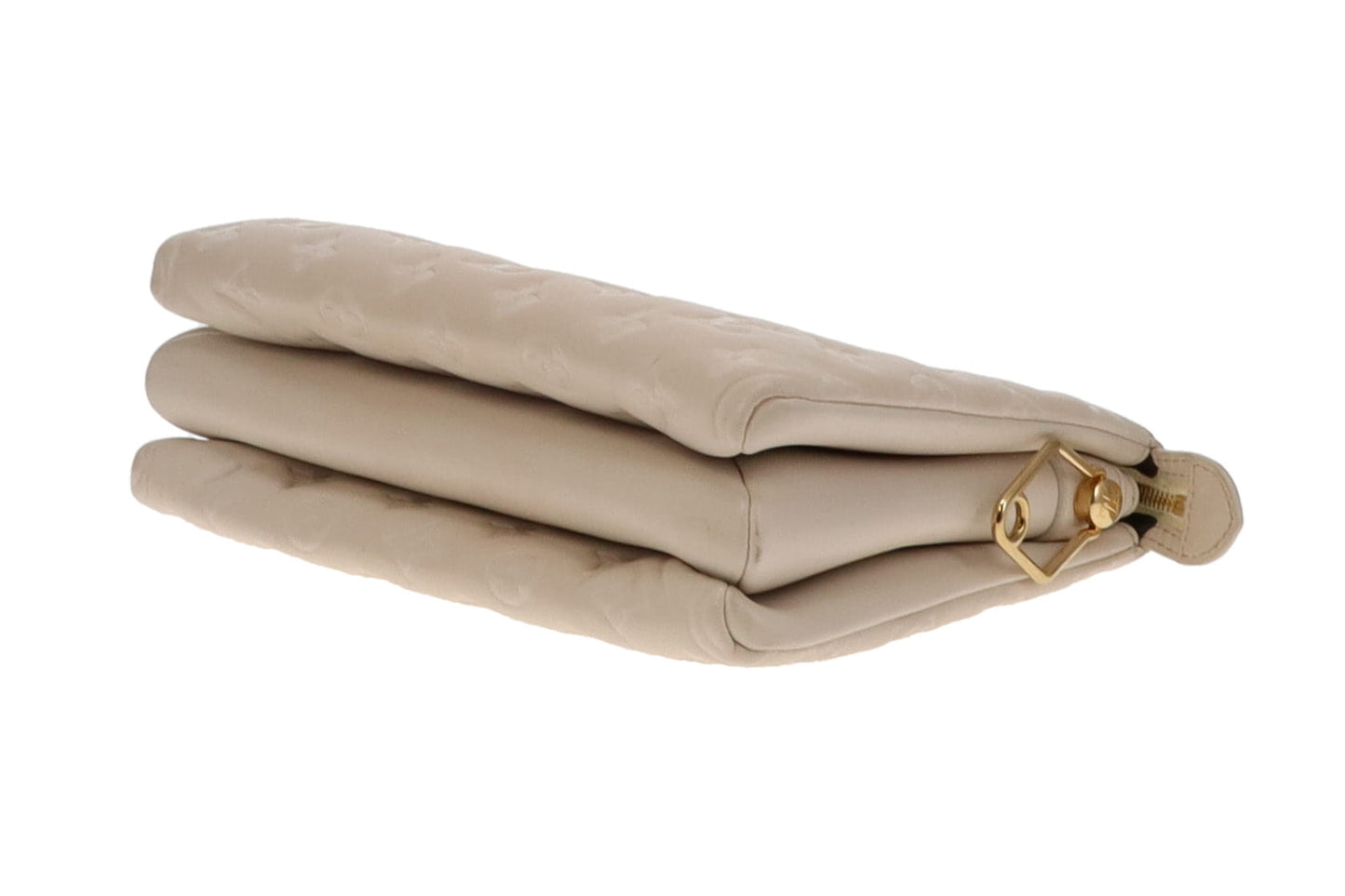 Louis Vuitton Crème Cushion Leather Coussin PM (NFID)
