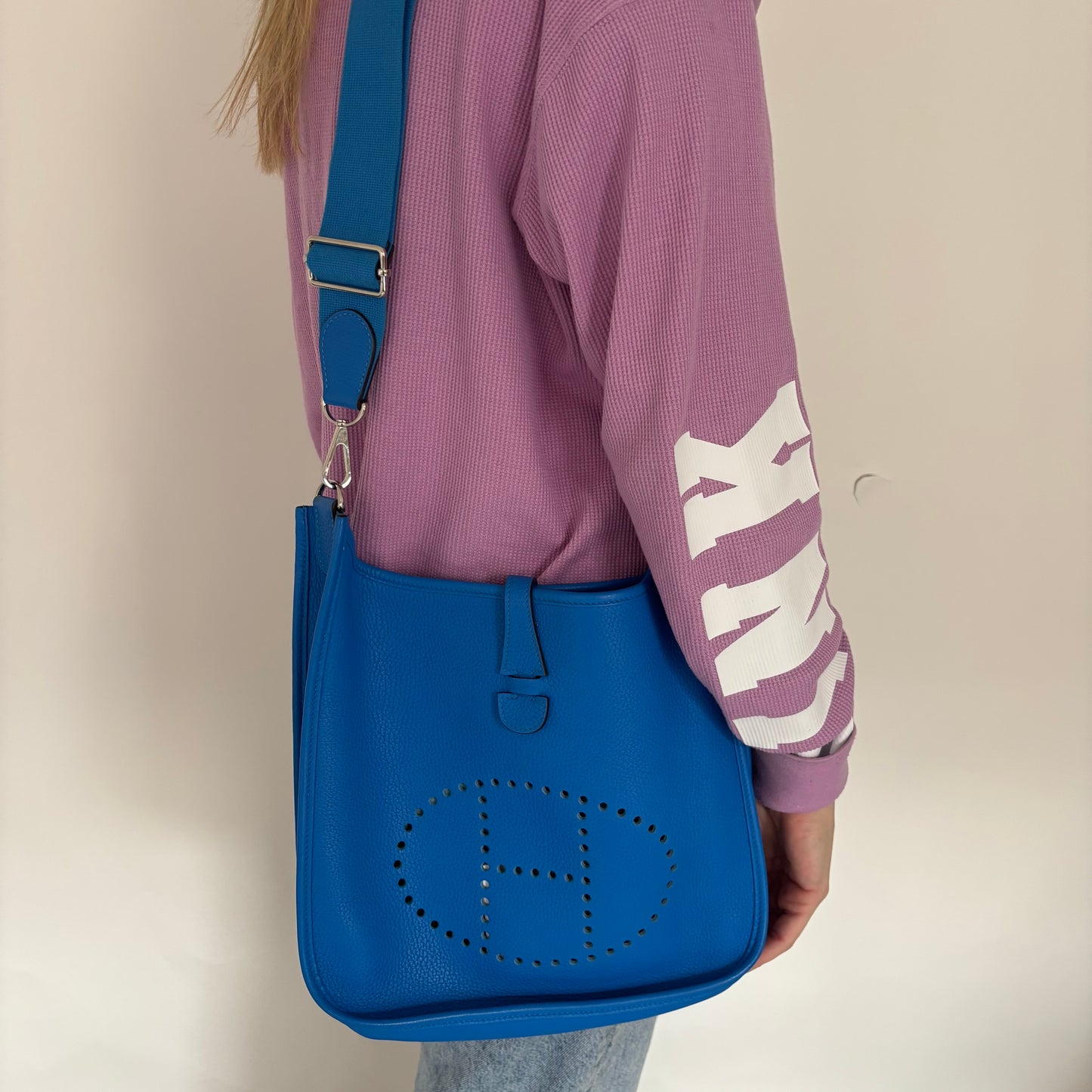 Hermes Evelyne III PM Bleu Hydra 2016