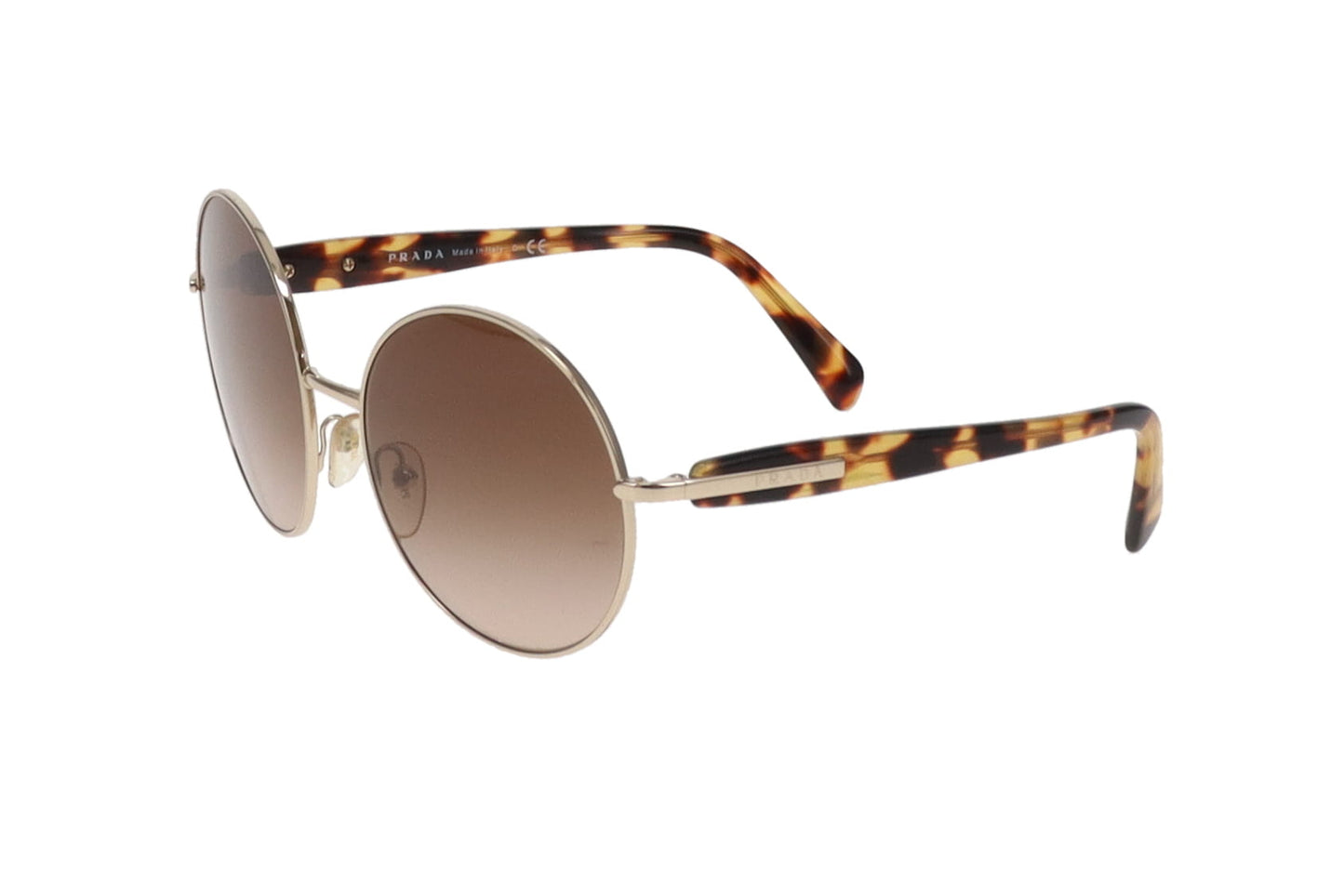 Prada Brown Tortoise Round Lense SPR58V  Sunglasses
