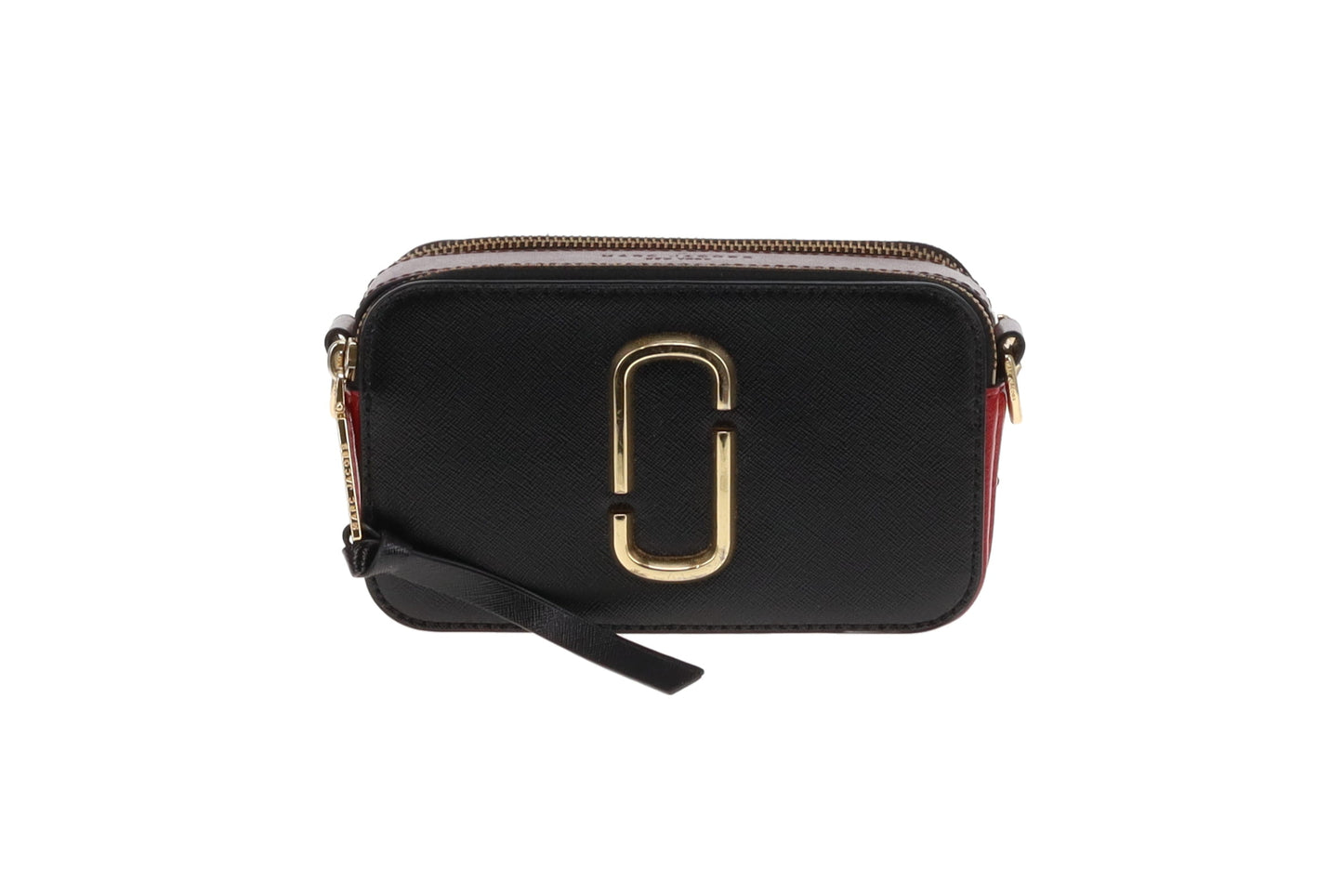 Marc Jacobs Black/Burgundy Snapshot Crossbody