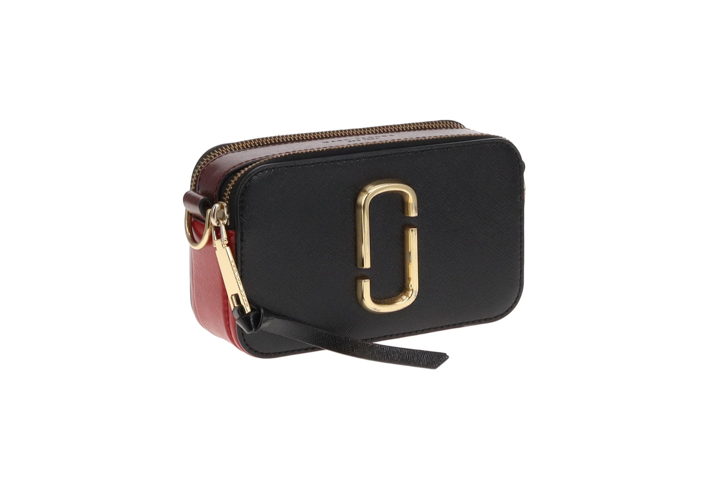Marc Jacobs Black/Burgundy Snapshot Crossbody