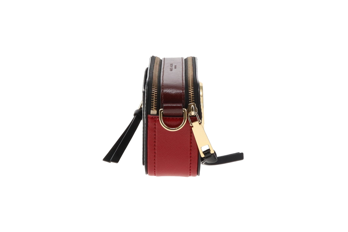 Marc Jacobs Black/Burgundy Snapshot Crossbody