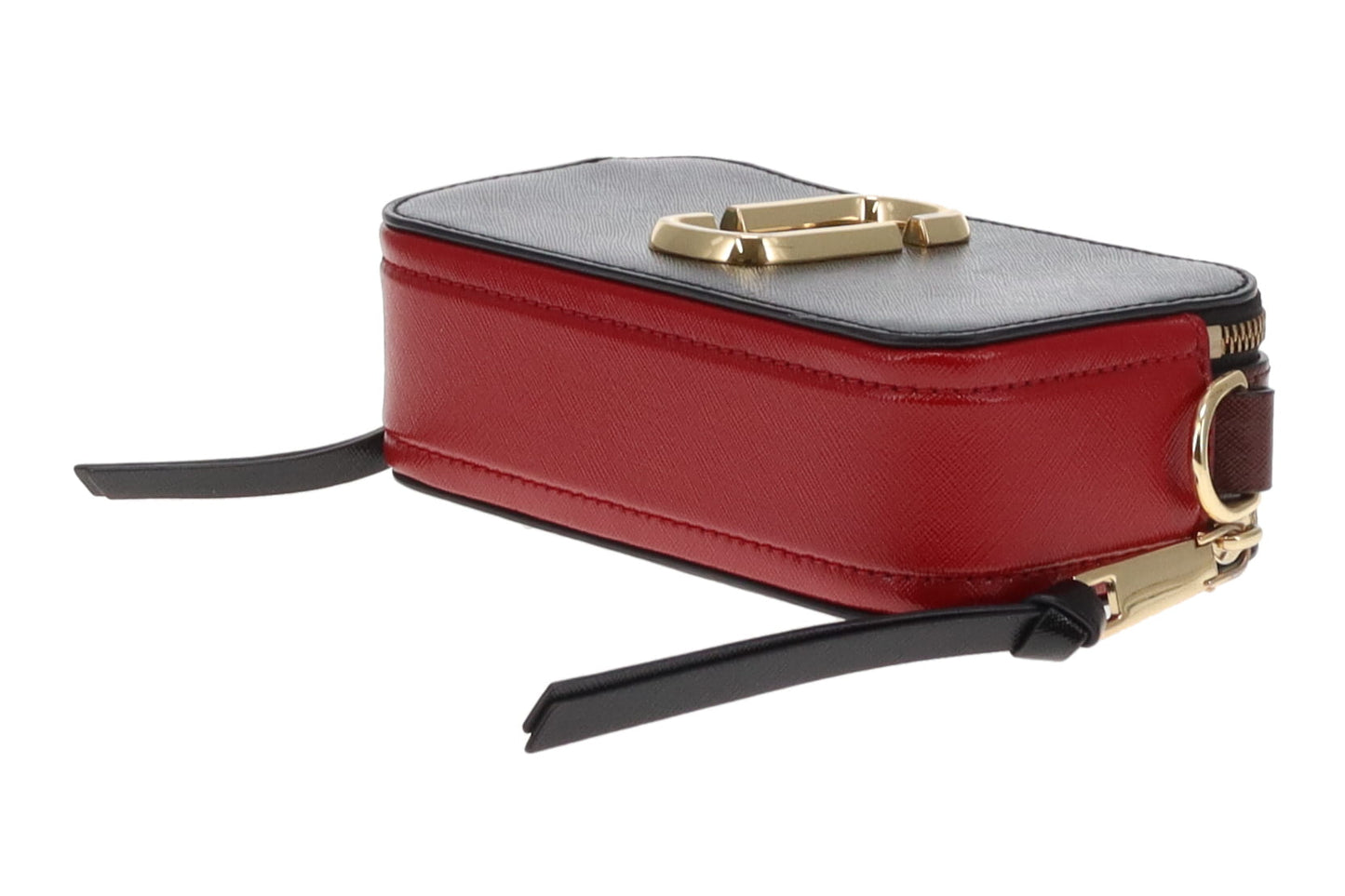 Marc Jacobs Black/Burgundy Snapshot Crossbody