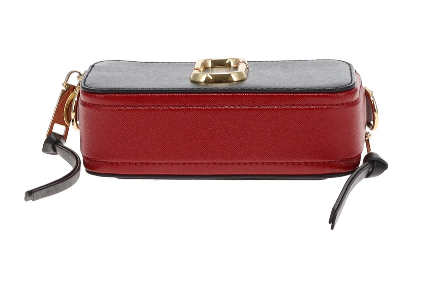 Marc Jacobs Black/Burgundy Snapshot Crossbody
