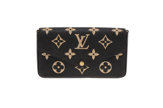 Louis Vuitton Black/Beige Empreinte Felicie (NFID)