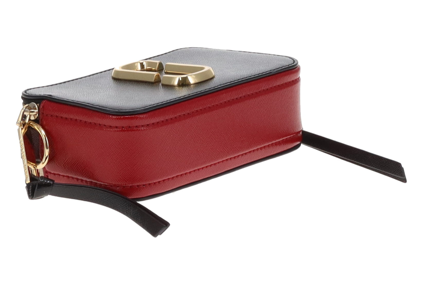 Marc Jacobs Black/Burgundy Snapshot Crossbody