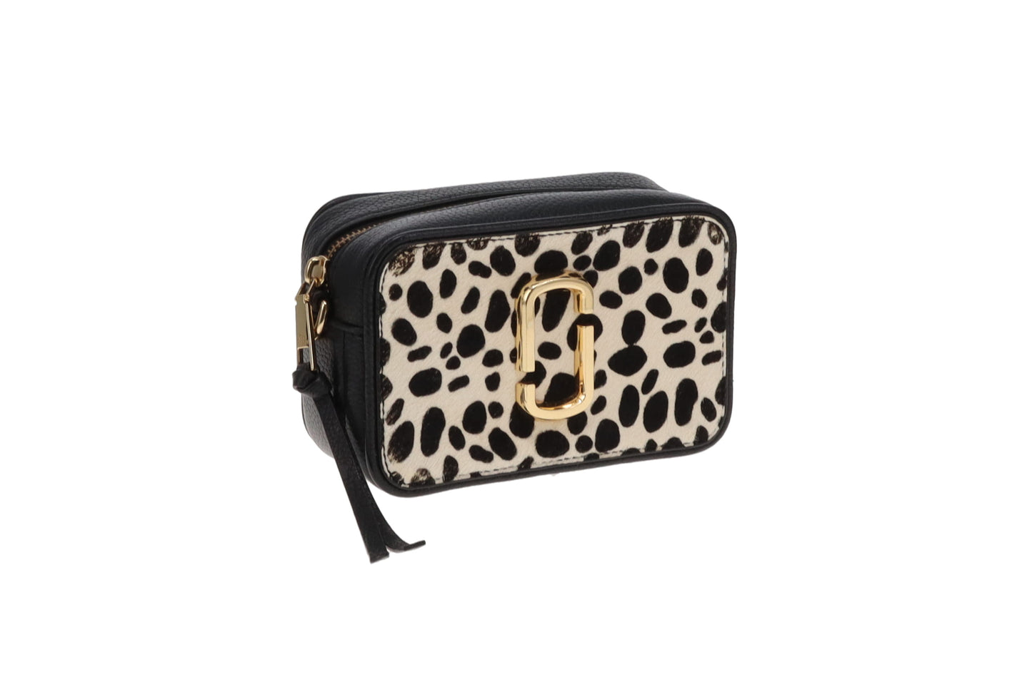 Marc Jacobs Black/White Pony and Leather Hair Softshot 17
