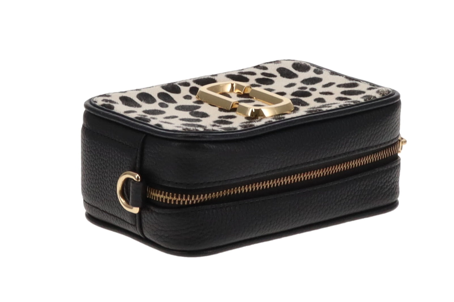 Marc Jacobs Black/White Pony and Leather Hair Softshot 17