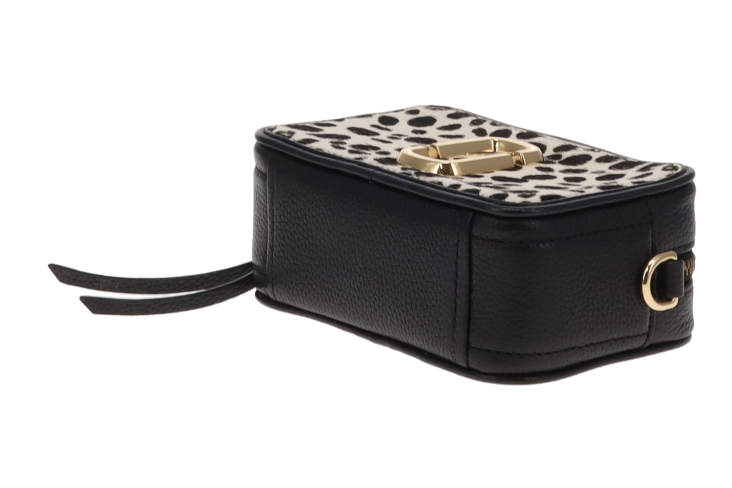 Marc Jacobs Black/White Pony and Leather Hair Softshot 17