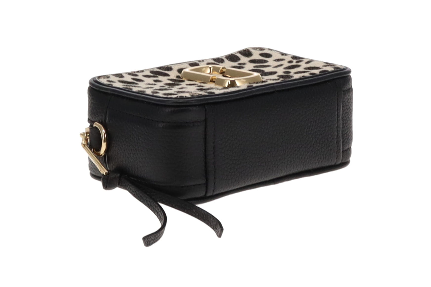 Marc Jacobs Black/White Pony and Leather Hair Softshot 17
