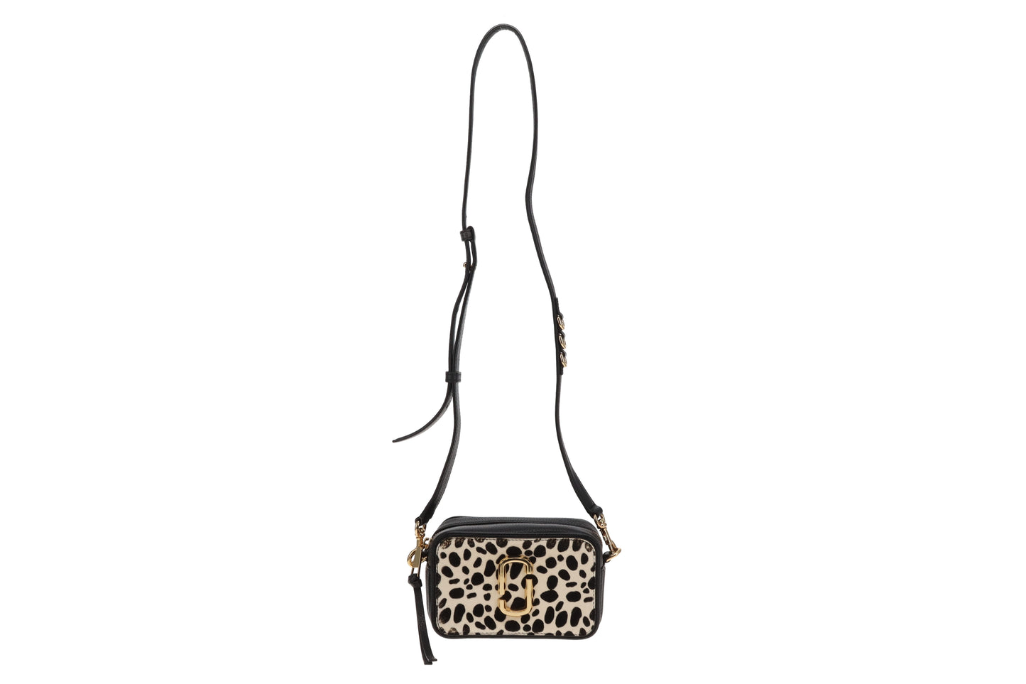 Marc Jacobs Black/White Pony and Leather Hair Softshot 17