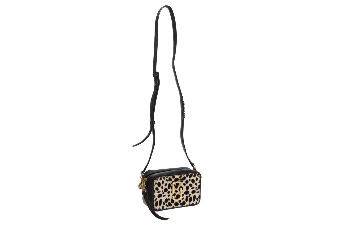 Marc Jacobs Black/White Pony and Leather Hair Softshot 17