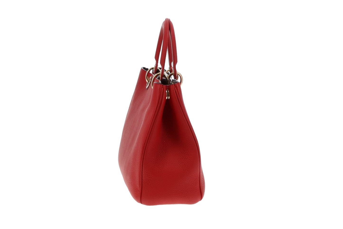 Dior Red Leather Diorissima Satchel