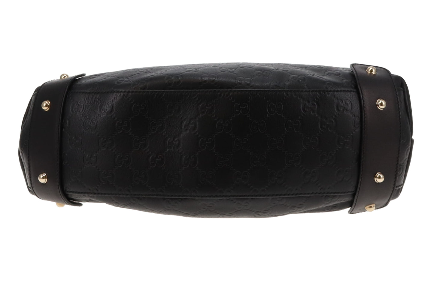 Gucci Black Guccissima Pelham Hobo Bag