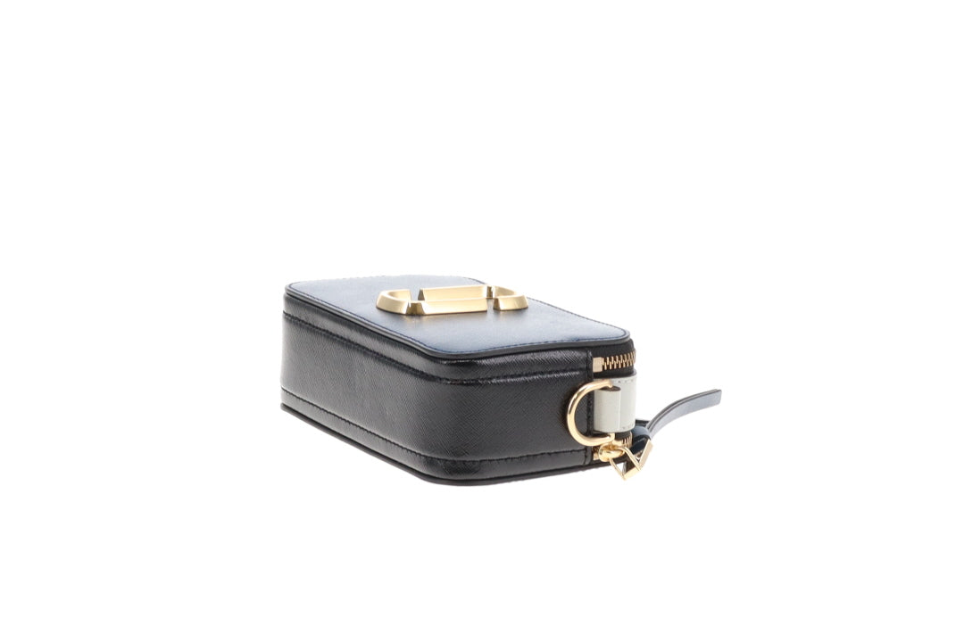 Marc Jacobs The Snapshot New Blue Sea With Logo Strap