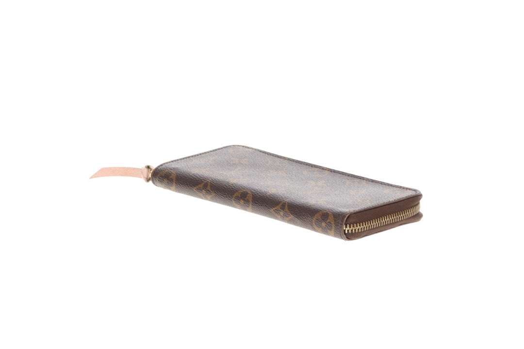 Louis Vuitton Clemence Wallet Monogram & Rose Ballerine GI1186