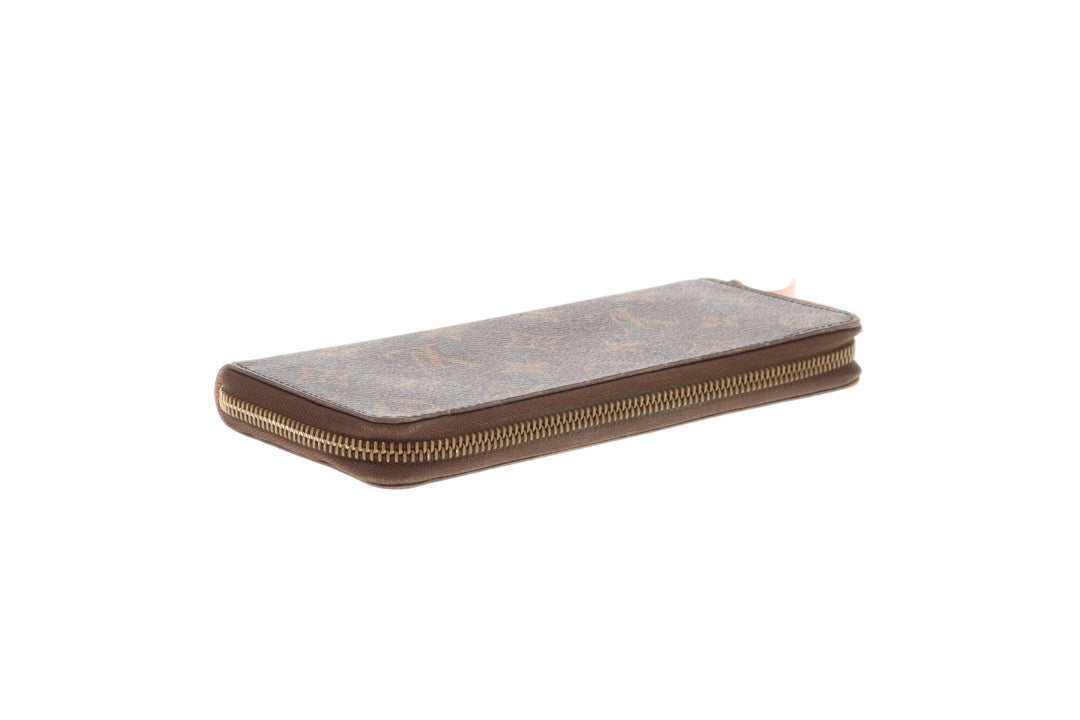 Louis Vuitton Clemence Wallet Monogram & Rose Ballerine GI1186