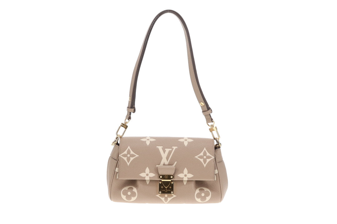 Louis Vuitton Favorite Empreinte Monogram In Tourterelle & Crème NM