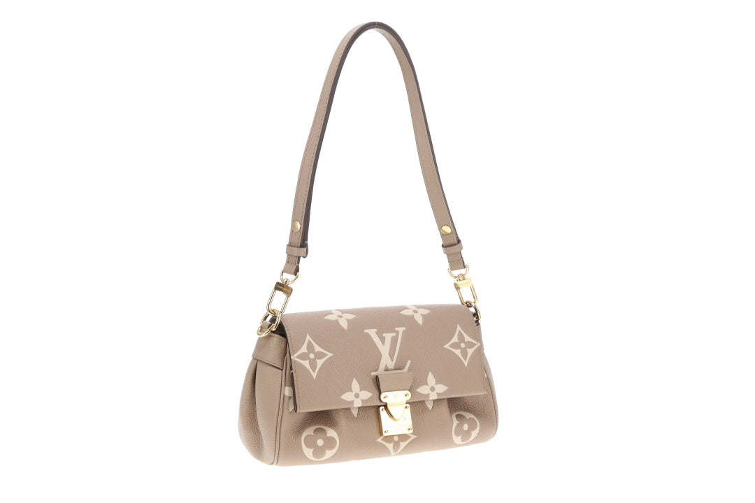 Louis Vuitton Favorite Empreinte Monogram In Tourterelle & Crème NM