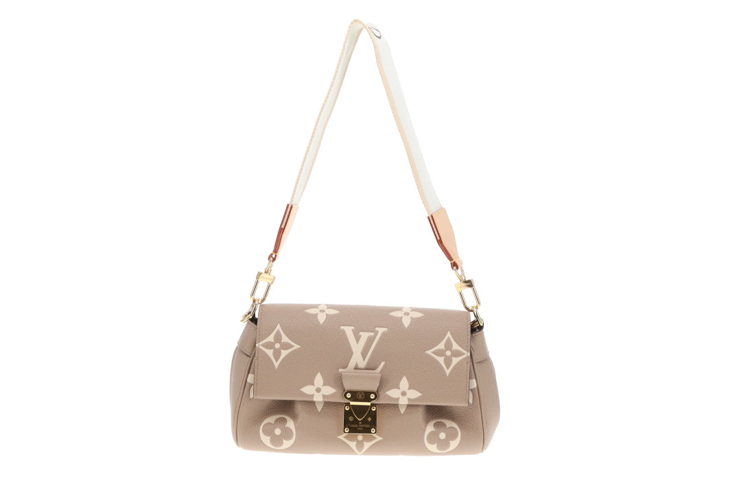 Louis Vuitton Favorite Empreinte Monogram In Tourterelle & Crème NM