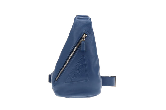 Prada Sling Bag Cobalto Triangle