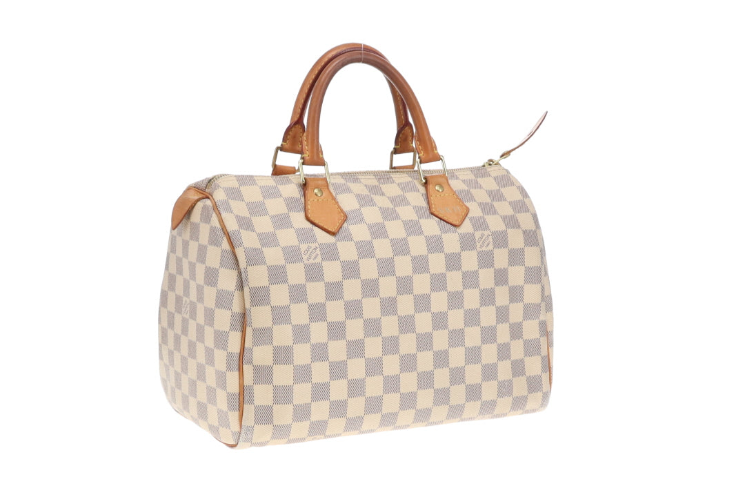 Louis Vuitton Speedy 30 Damier Azur DU3191 (Hotstamp SKH)