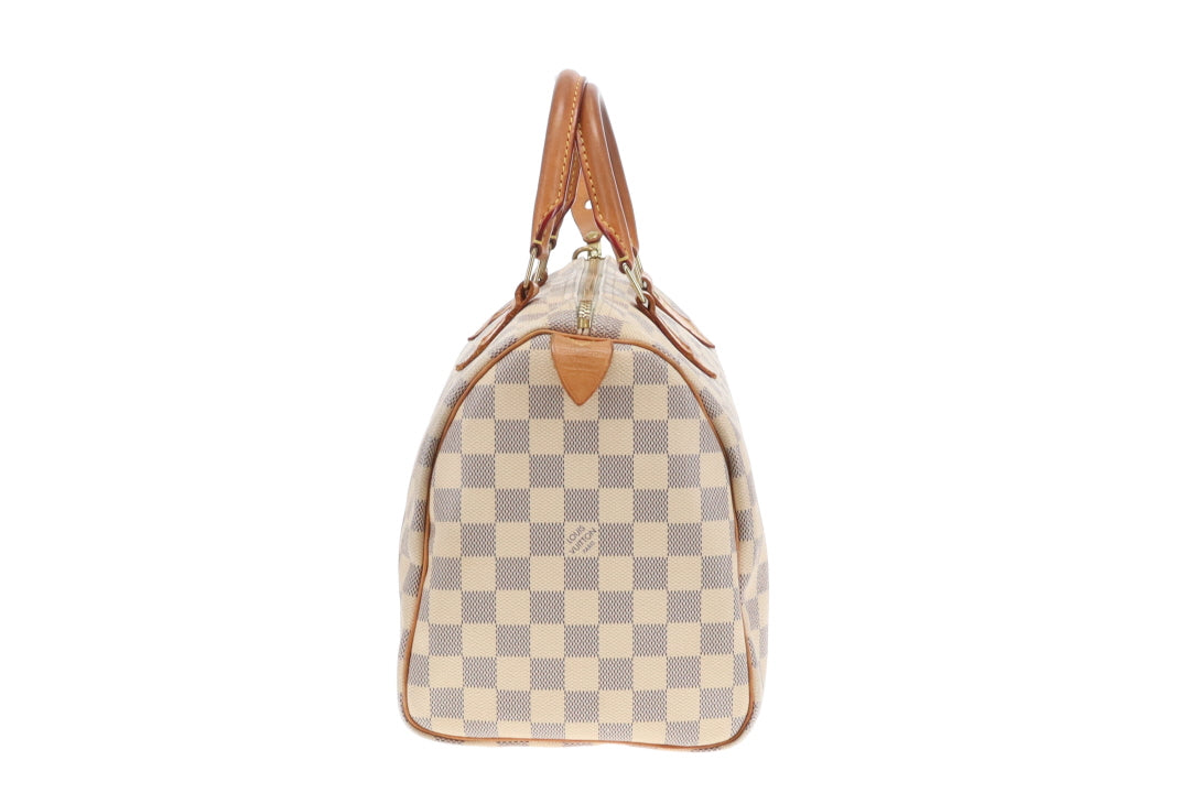 Louis Vuitton Speedy 30 Damier Azur DU3191 (Hotstamp SKH)