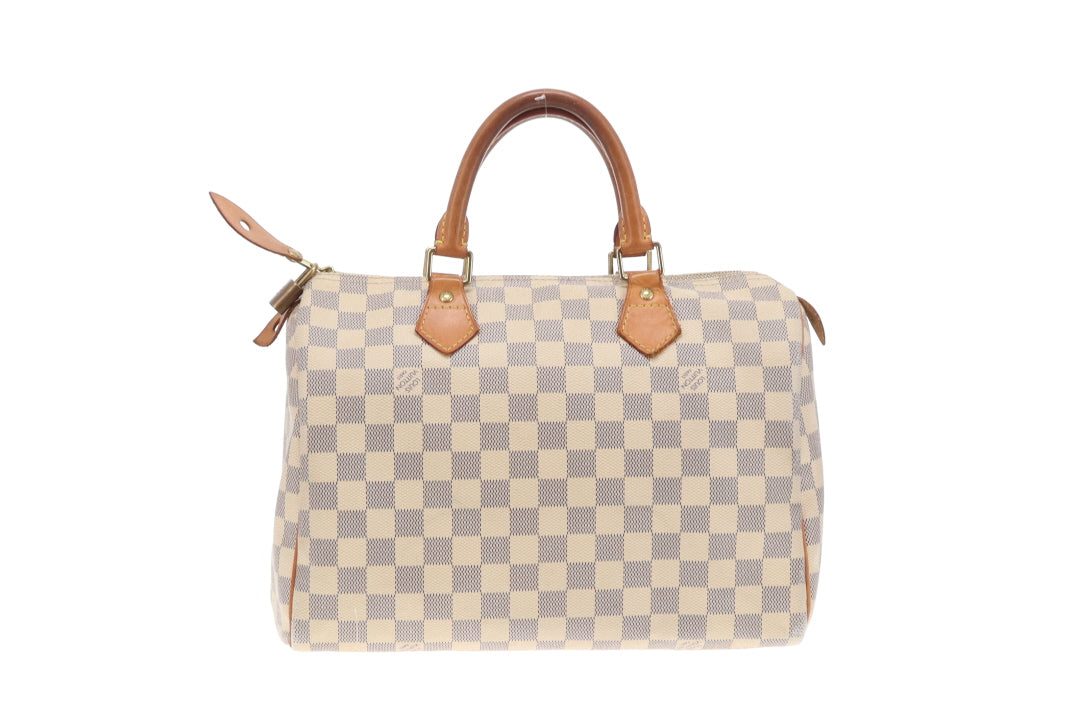 Louis Vuitton Speedy 30 Damier Azur DU3191 (Hotstamp SKH)