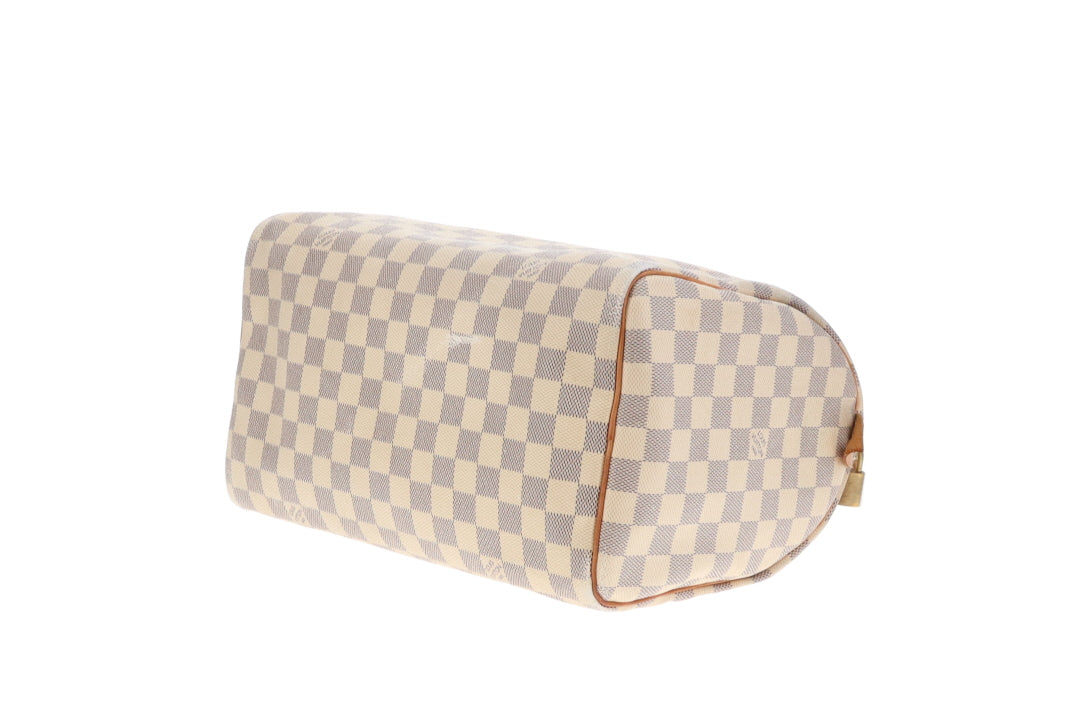 Louis Vuitton Speedy 30 Damier Azur DU3191 (Hotstamp SKH)
