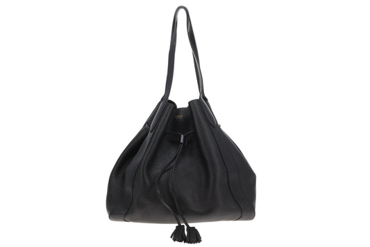 Mulberry Millie Tote Black Grained Leather Large