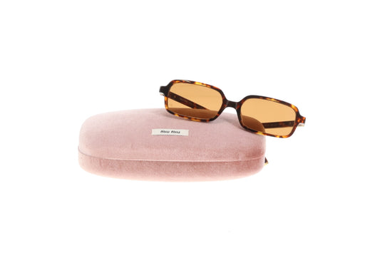 Miu Miu Thin Sunglasses SMU 11Z Tortoise